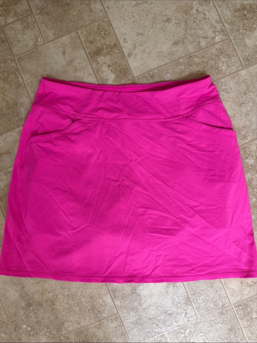 Lilly Pulitzer Hot Pink Athletic Skort with Front Pockets